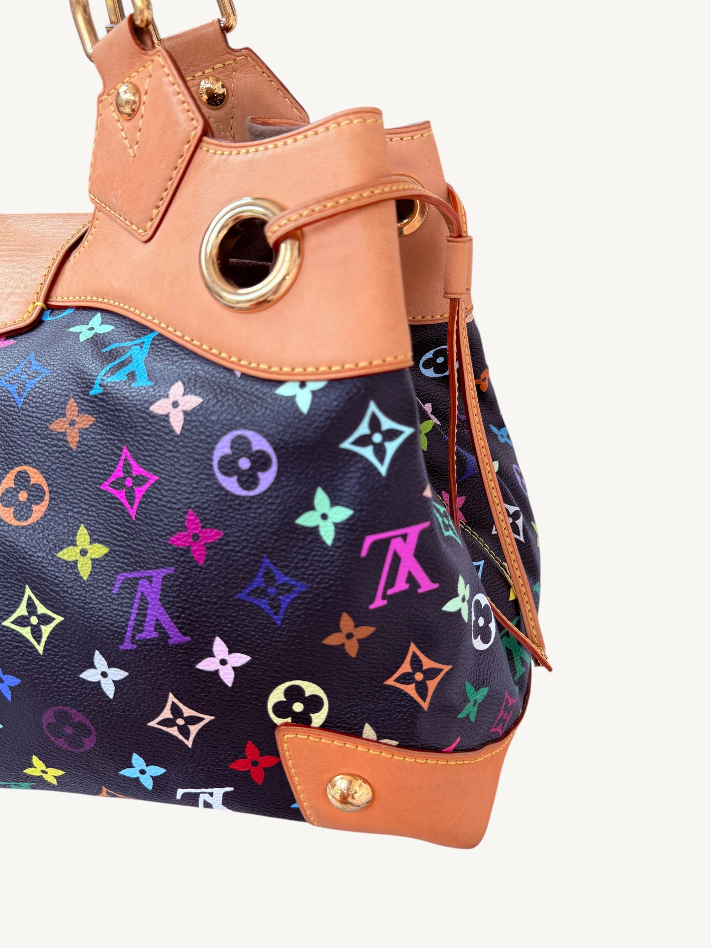 Louis Vuitton Takashi Murakami Multicolore Ursula Bag Noir | Rare 2008 Collector Handbag
