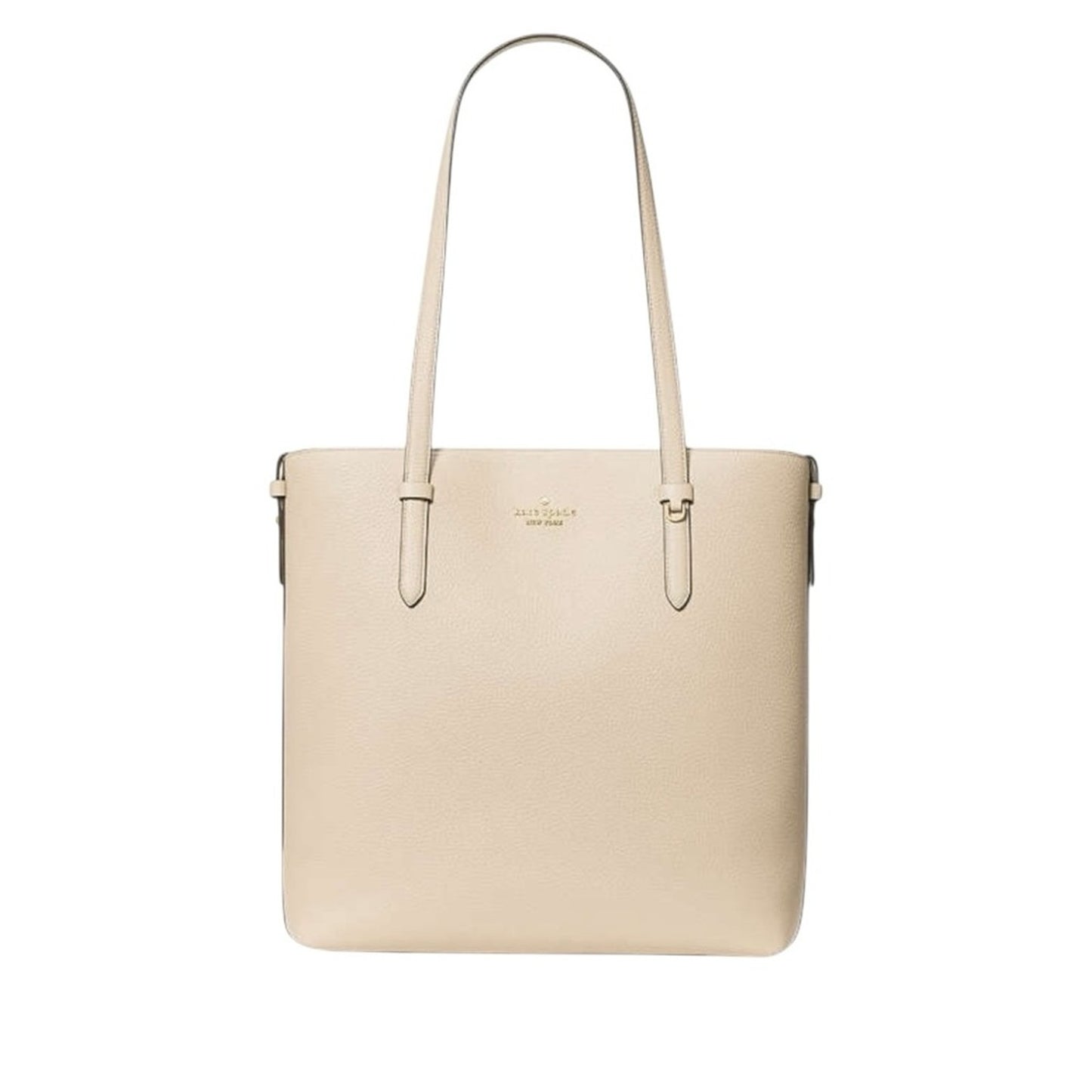 Kate Spade Cream Leather Tote Computer Juliette Neutral Bag $399 Retail NWT