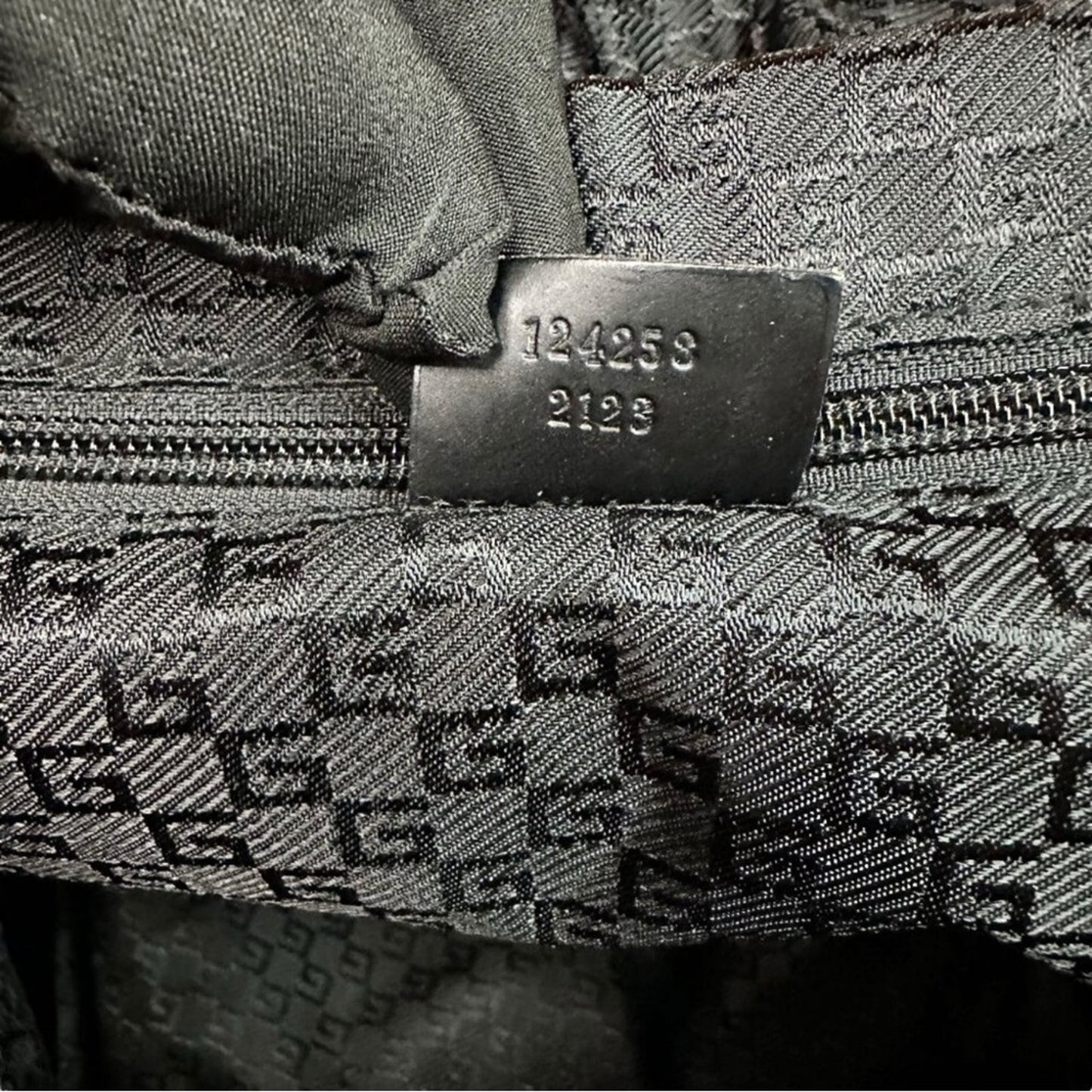 Authentic Gucci Sherry Line Web Nylon Backpack Black Green Red Stripe