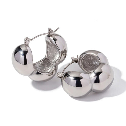 Silhouette Hoop Earrings