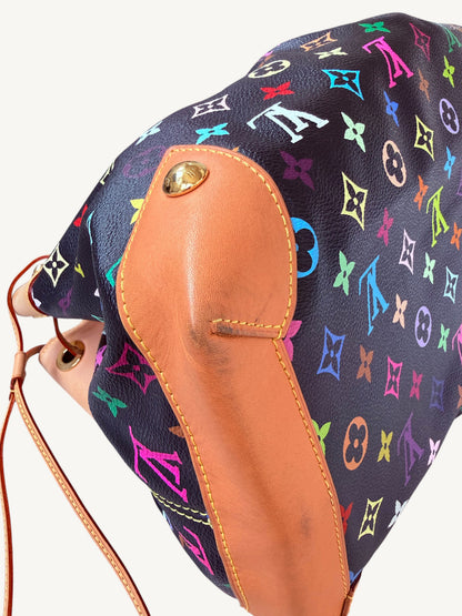 Louis Vuitton Takashi Murakami Multicolore Ursula Bag Noir | Rare 2008 Collector Handbag