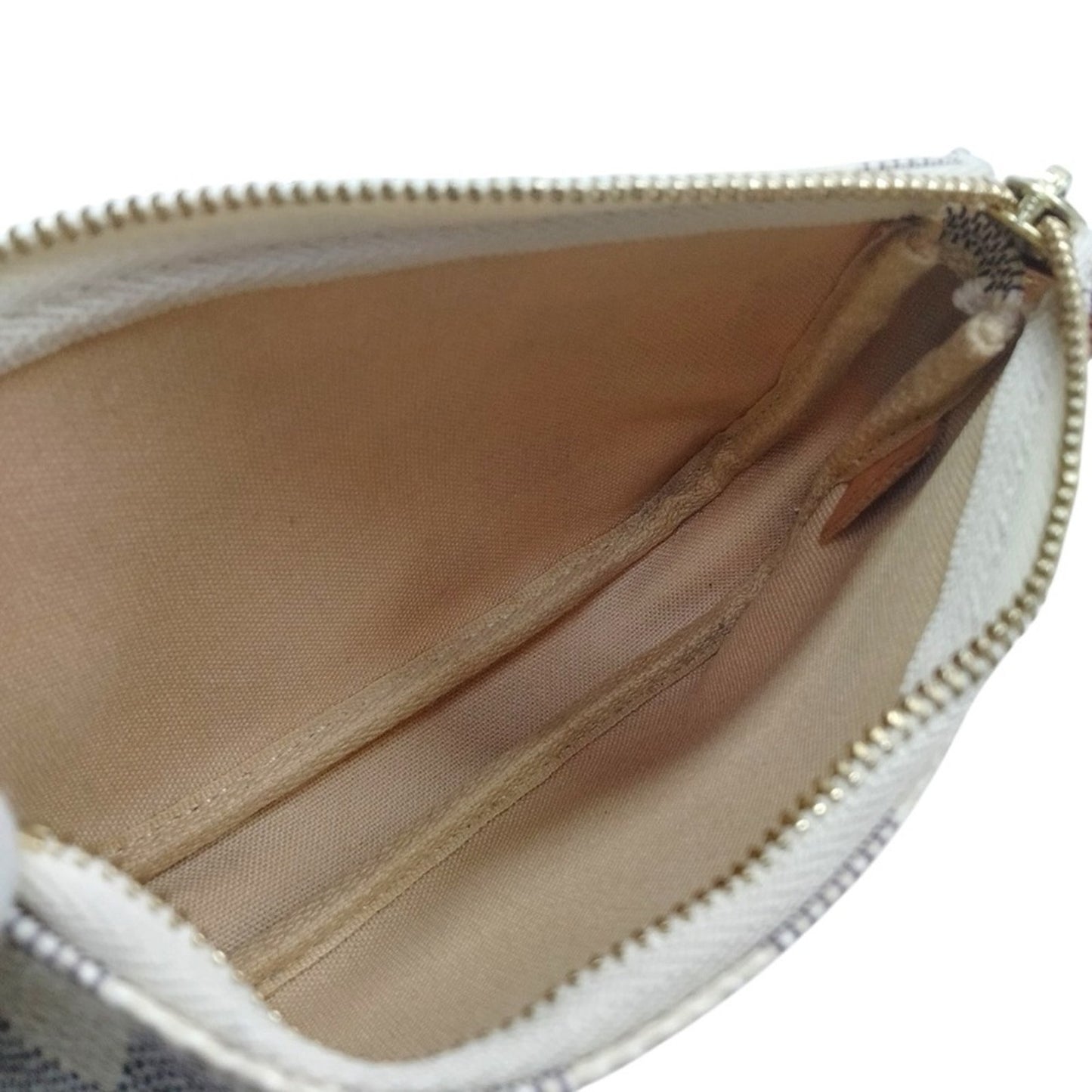 Louis Vuitton Mini Pochette Accessories Damier Azur N58010 Chain Pouch France