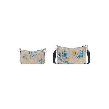 Kate Spade 2-in-1 Cream Blue Floral Convertible Crossbody Bag Set NWT $349 MSRP
