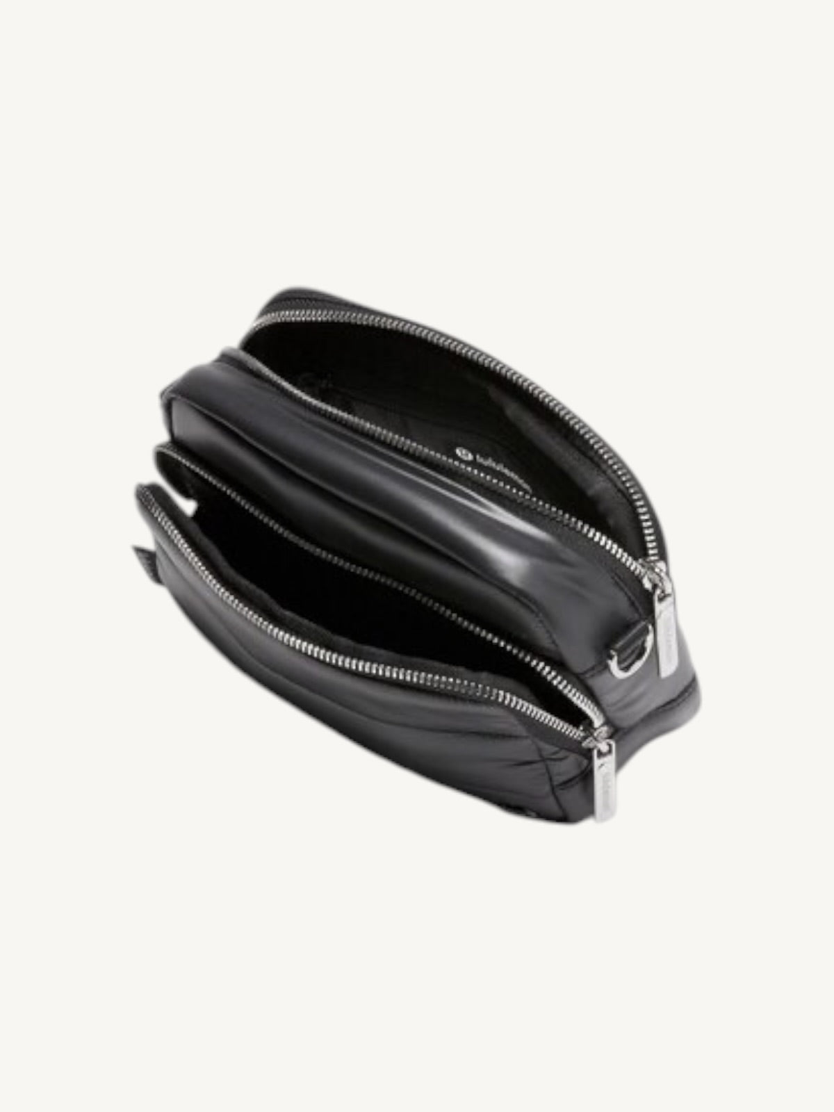 Lululemon Everywhere Crossbody 2L Wunder Puff Black — side view with tag | Shimmer & Shawls