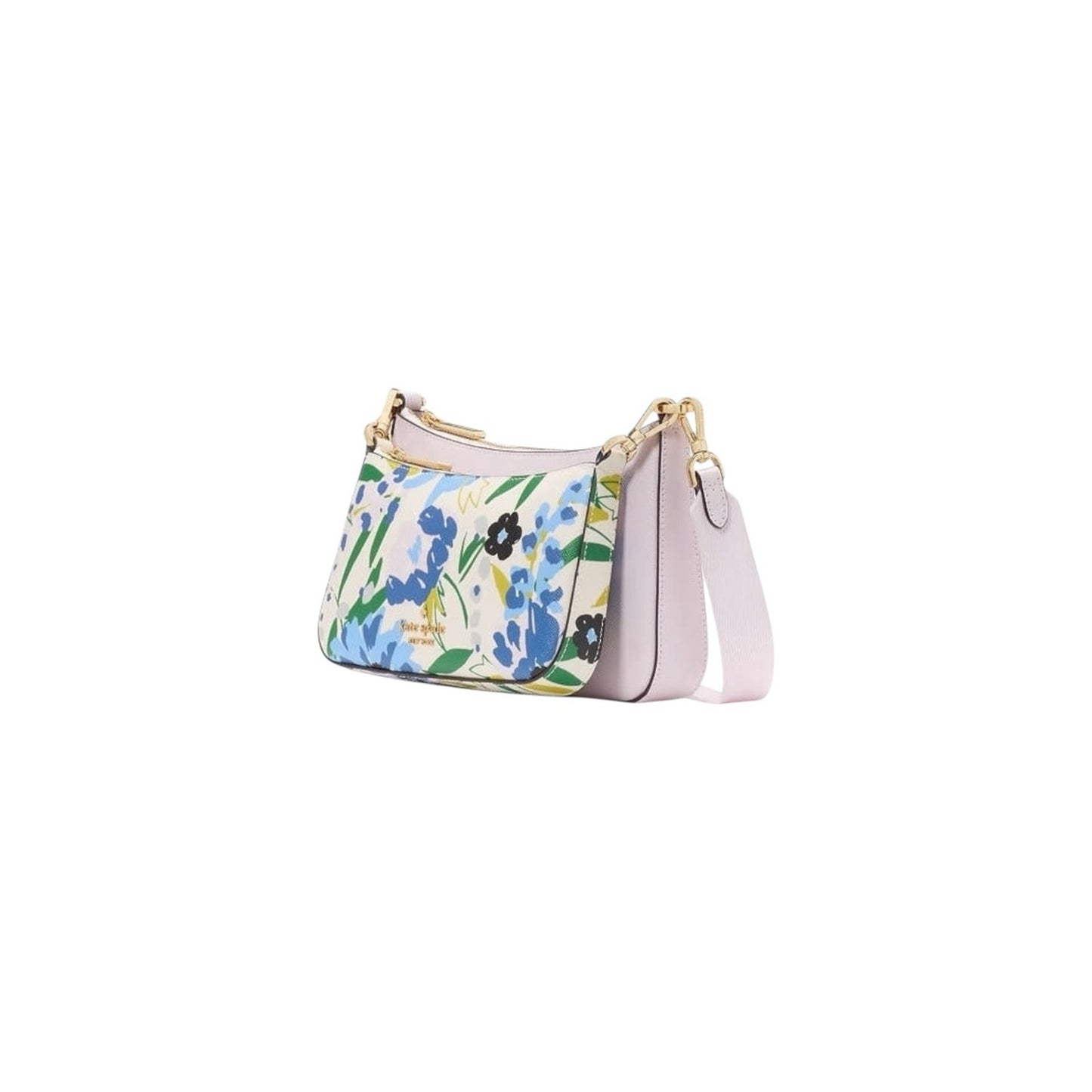 Kate Spade 2-in-1 Lilac & Blue Floral Convertible Crossbody Bag Set $349 MSRP