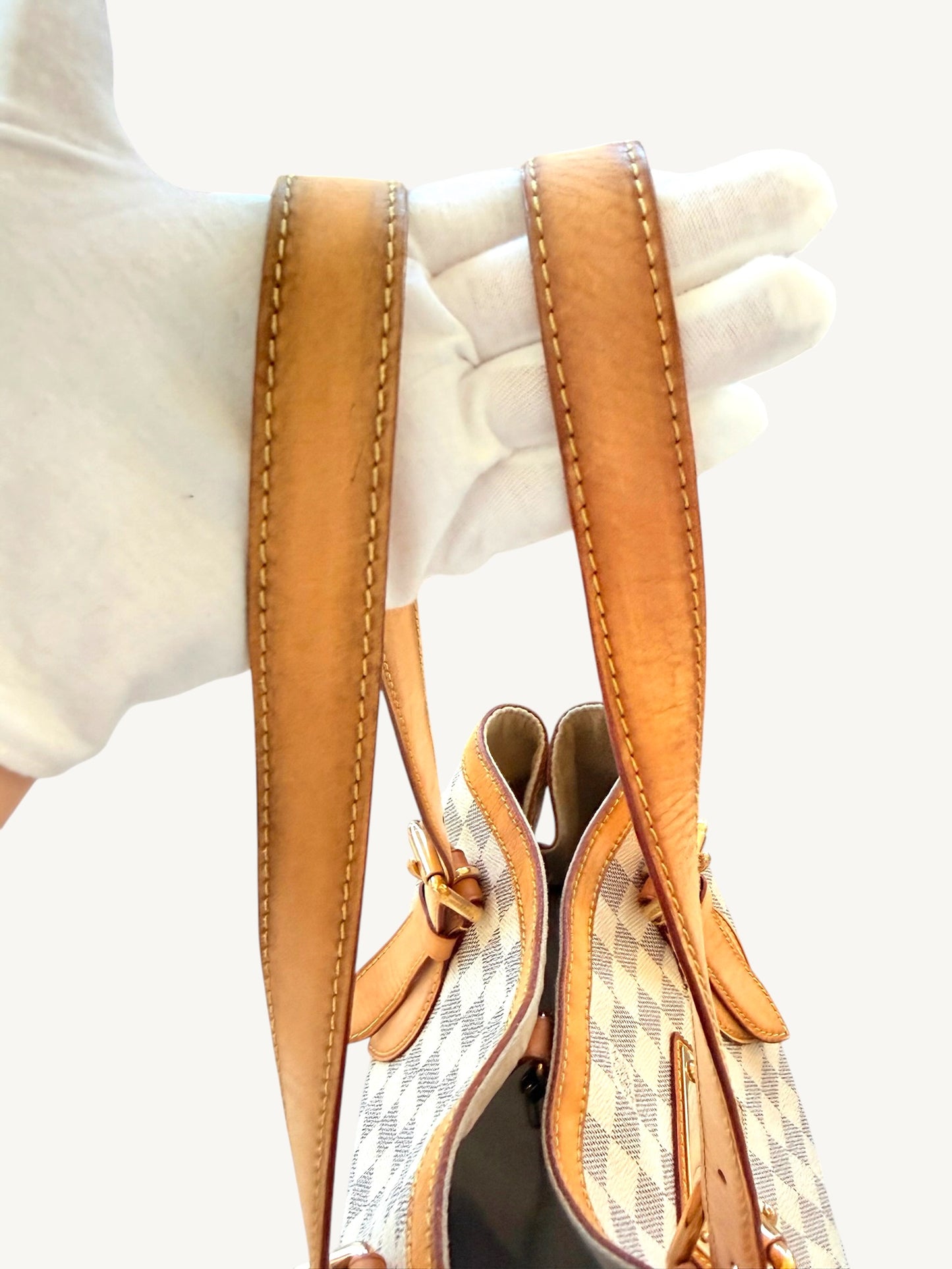 Louis Vuitton Hampstead MM — Damier Azur Shoulder Bag | Discontinued Style