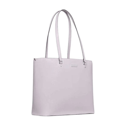 Kate Spade Bridge Lilac Pale Lavender Crinkle Patent Large Tote NWT