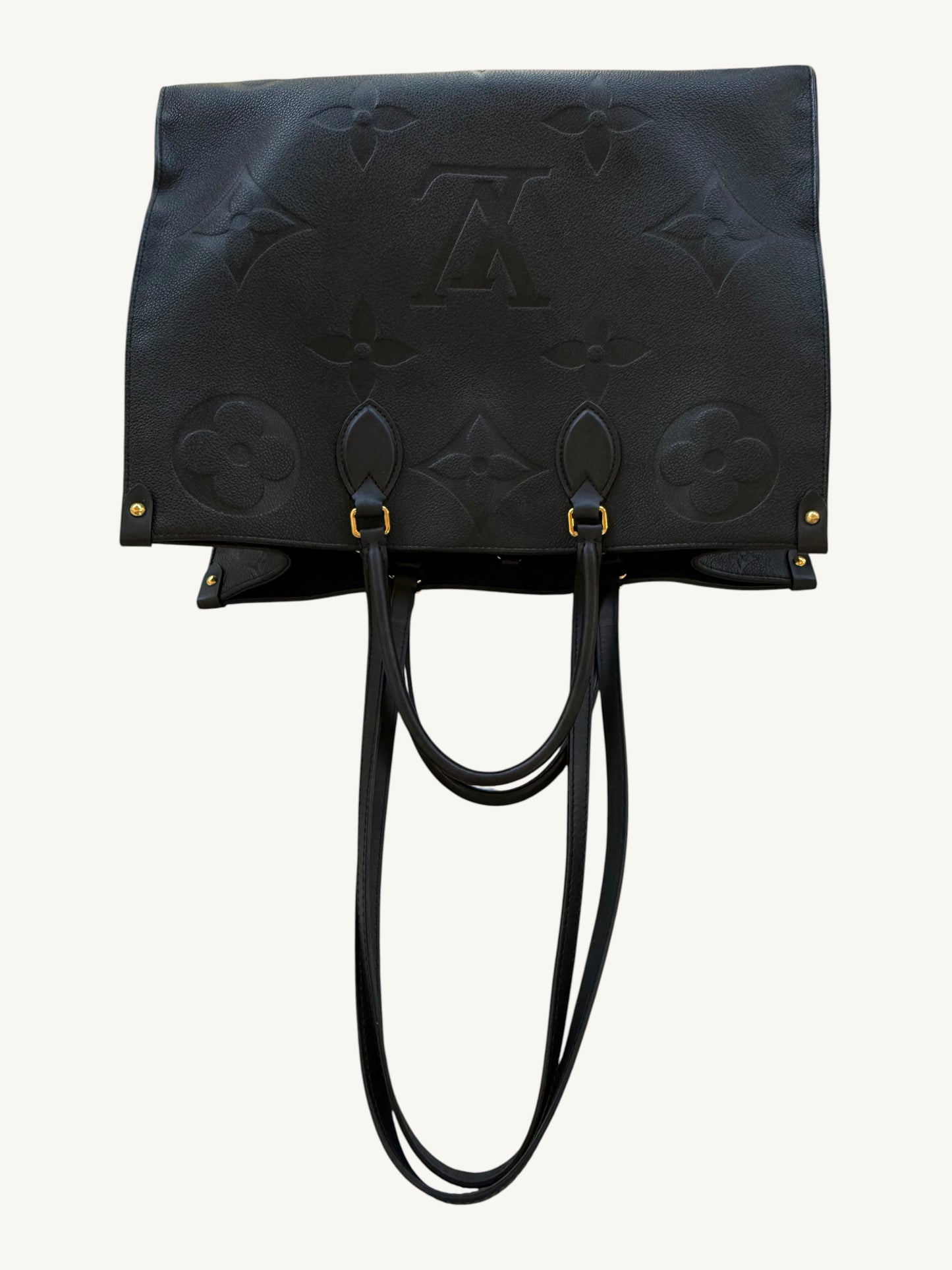 Louis Vuitton Monogram Empreinte On The Go GM — Noir — Excellent Like New