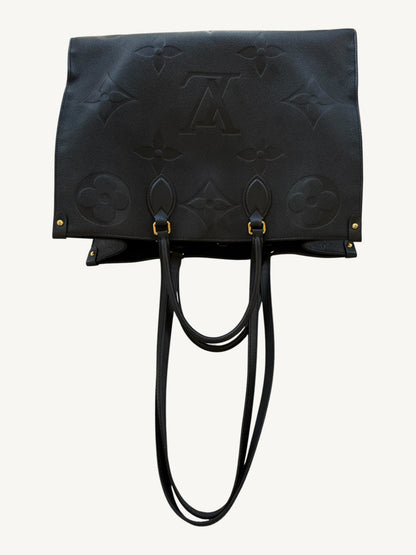 Louis Vuitton Monogram Empreinte On The Go GM — Noir — Excellent Like New