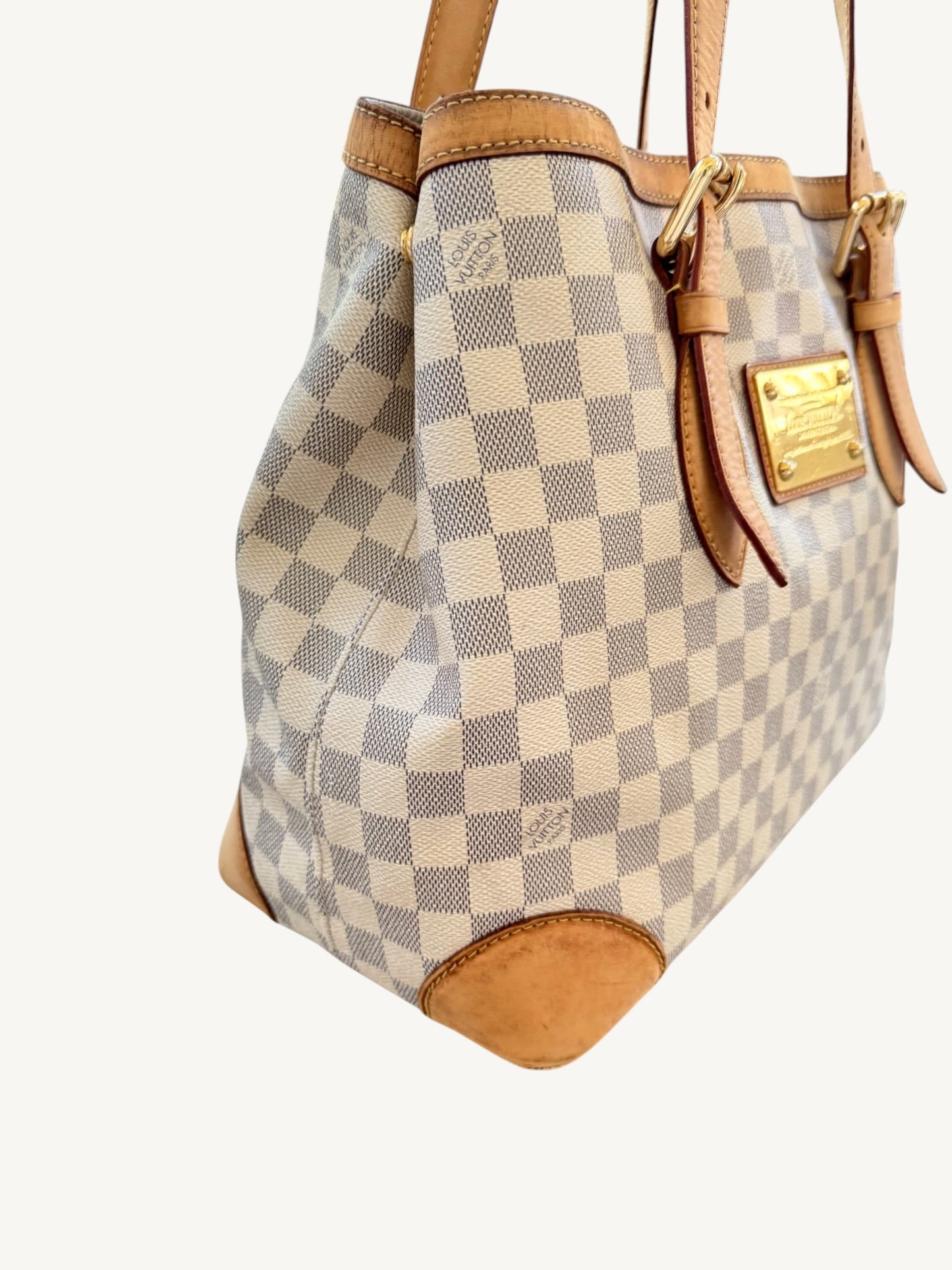 Louis Vuitton Hampstead MM — Damier Azur Shoulder Bag | Discontinued Style