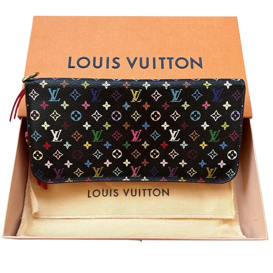Louis Vuitton Murakami Multicolor Portefeuille Insolite Wallet EUC Box & Dusty