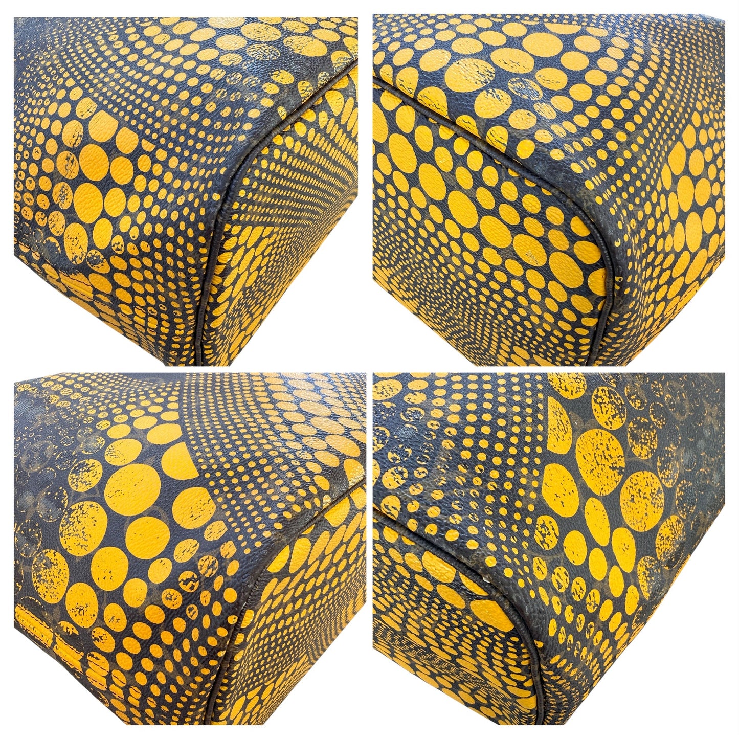 Louis Vuitton x Yayoi Kusama Limited Edition Yellow Waves Neverfull MM Tote