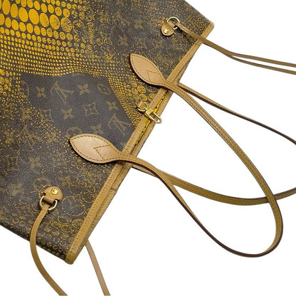 Louis Vuitton x Yayoi Kusama Limited Edition Yellow Waves Neverfull MM Tote