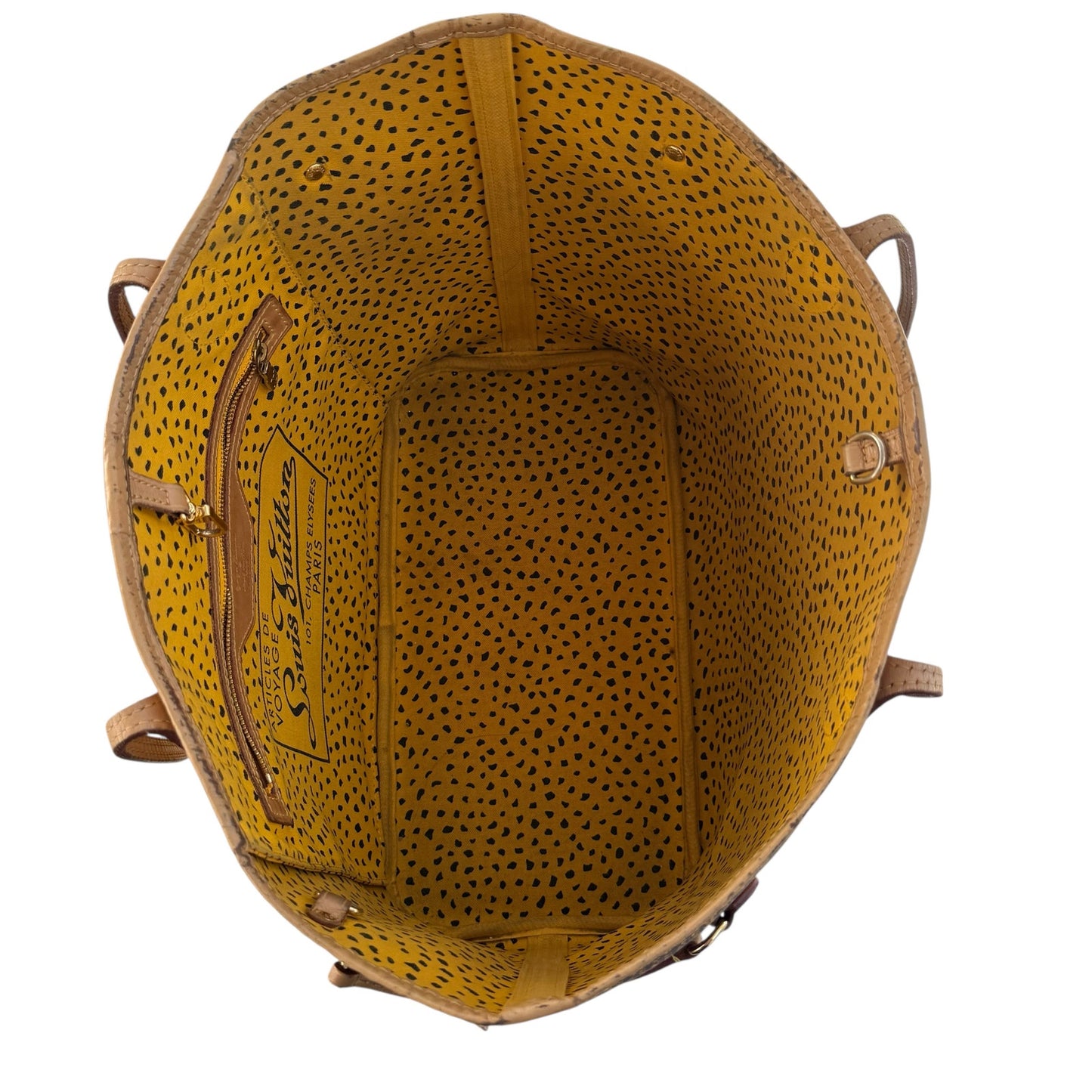 Louis Vuitton x Yayoi Kusama Limited Edition Yellow Waves Neverfull MM Tote