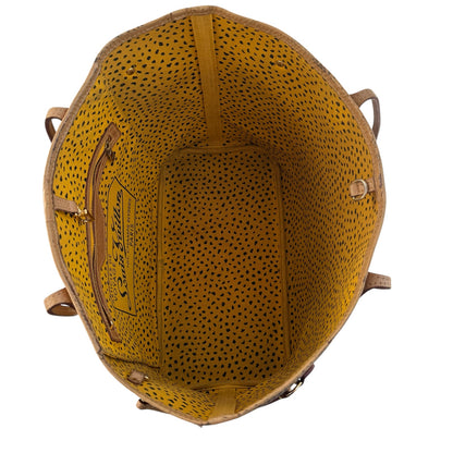 Louis Vuitton x Yayoi Kusama Limited Edition Yellow Waves Neverfull MM Tote