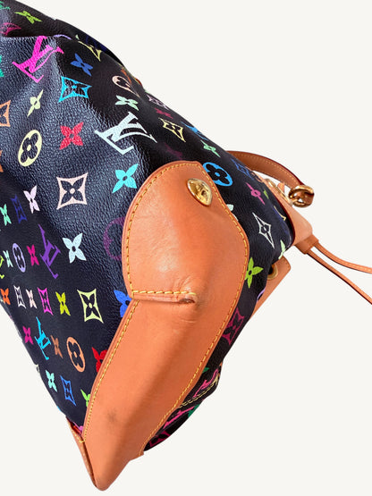 Louis Vuitton Takashi Murakami Multicolore Ursula Bag Noir | Rare 2008 Collector Handbag