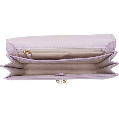 NWT Kate Spade Lilac Locket Pebbled Leather 2 Way Crossbody Bag - Retail $378
