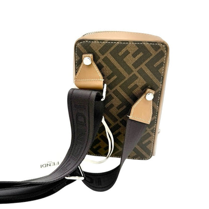 Retail $1,790 RARE NWT Fendi FF-Jacquard Leather Crossbody Bag (Unisex) W/ dust bag