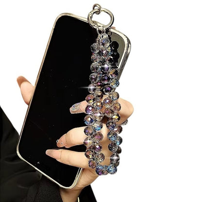 Crystal Rhinestone Beaded Sparkly Phone Charm | Wrist Strap |Wrist Keychain