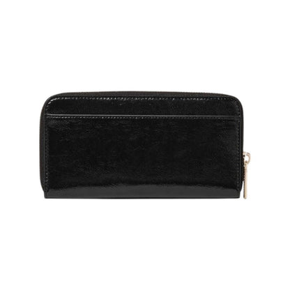 Kate Spade Black Bridget Crinkle Patent Large Continental Wallet -NWT MSRP $239