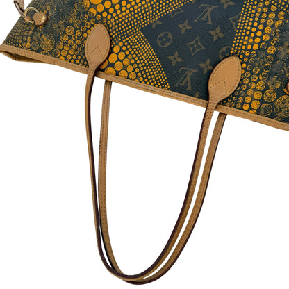 Louis Vuitton x Yayoi Kusama Limited Edition Yellow Waves Neverfull MM Tote