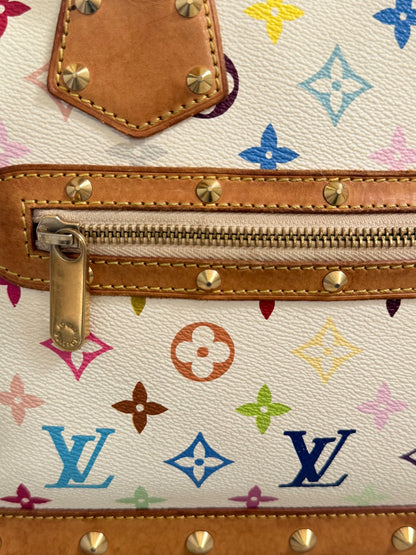 Louis Vuitton Alma MM — Multicolor White Monogram | Murakami Collaboration
