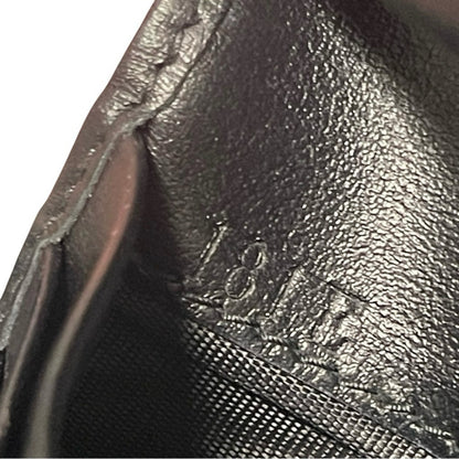 Authentic NWOT Prada Black Saffiano Leather Monochrome Compact Wallet w/ Box