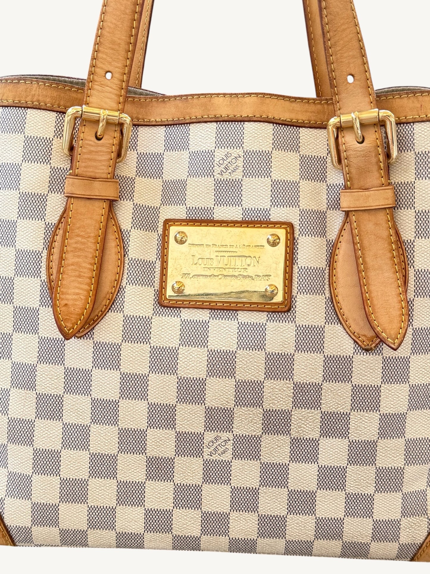 Louis Vuitton Hampstead MM — Damier Azur Shoulder Bag | Discontinued Style