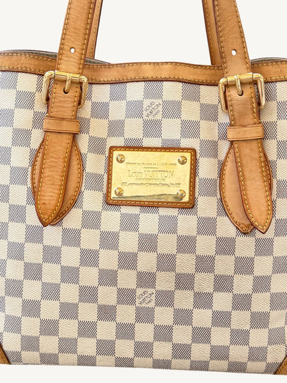 Louis Vuitton Hampstead MM — Damier Azur Shoulder Bag | Discontinued Style