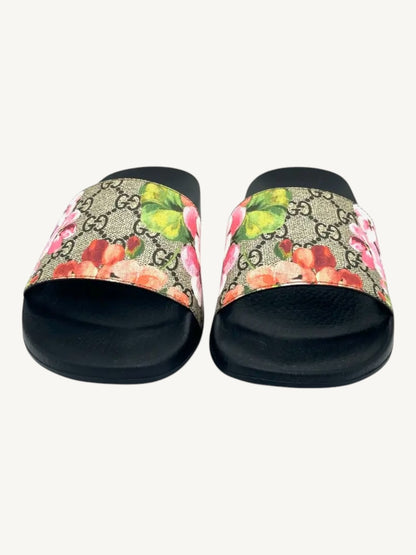 Gucci GG Blooms Pursuit Slide Sandals — Size 36 — New in Box