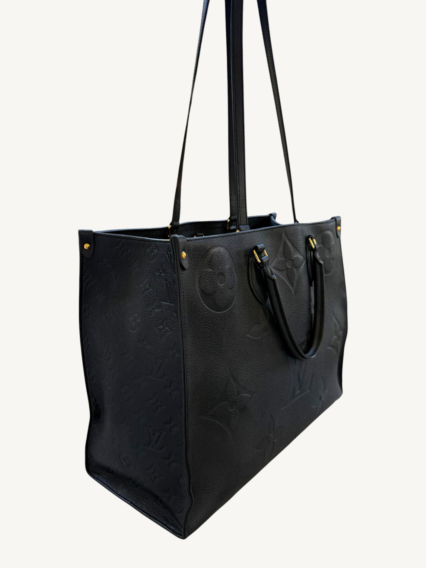 Louis Vuitton Monogram Empreinte On The Go GM — Noir — Excellent Like New