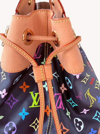 Louis Vuitton Takashi Murakami Multicolore Ursula Bag Noir | Rare 2008 Collector Handbag