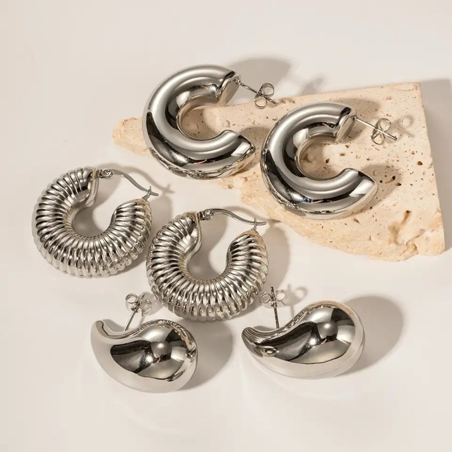 Retail $250+ MYSTERY JEWELRY BOX OF GOLD PLATED STAINLESS STEEL JEWELRY MIX