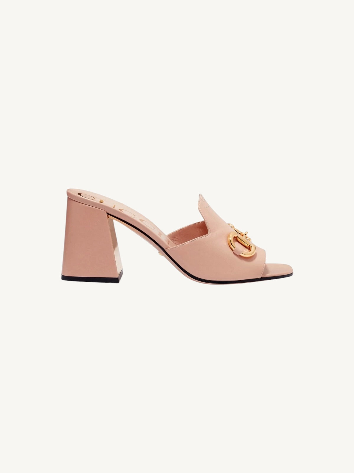 Gucci Horsebit 1953 Block Heel Mule — Blush Pink — Size 36 — New in Box