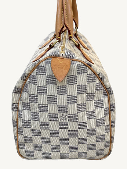 Louis Vuitton Damier Azur Speedy 30 — Excellent Pre-Owned Vintage