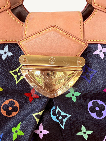 Louis Vuitton Takashi Murakami Multicolore Ursula Bag Noir | Rare 2008 Collector Handbag