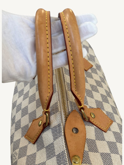 Louis Vuitton Damier Azur Speedy 30 — Excellent Pre-Owned Vintage