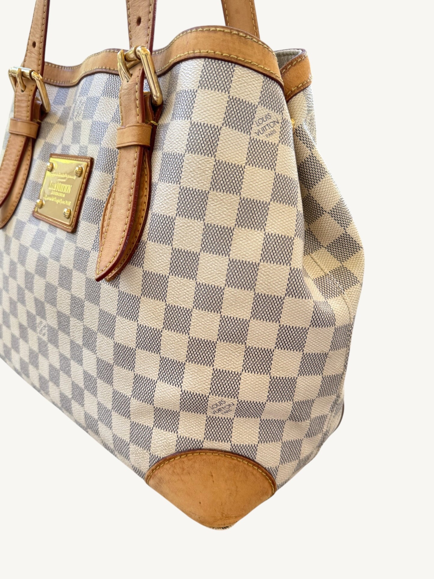 Louis Vuitton Hampstead MM — Damier Azur Shoulder Bag | Discontinued Style