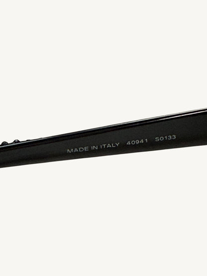 Chanel 40941 Crystal-Embellished Oversized Sunglasses — Black — Very Good Pre-Owned