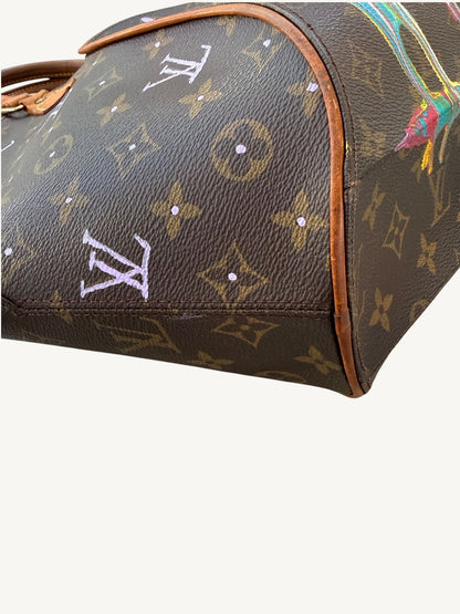 Louis Vuitton Ellipse MM Monogram Custom Hand-Painted Art Bag – Vintage 1998
