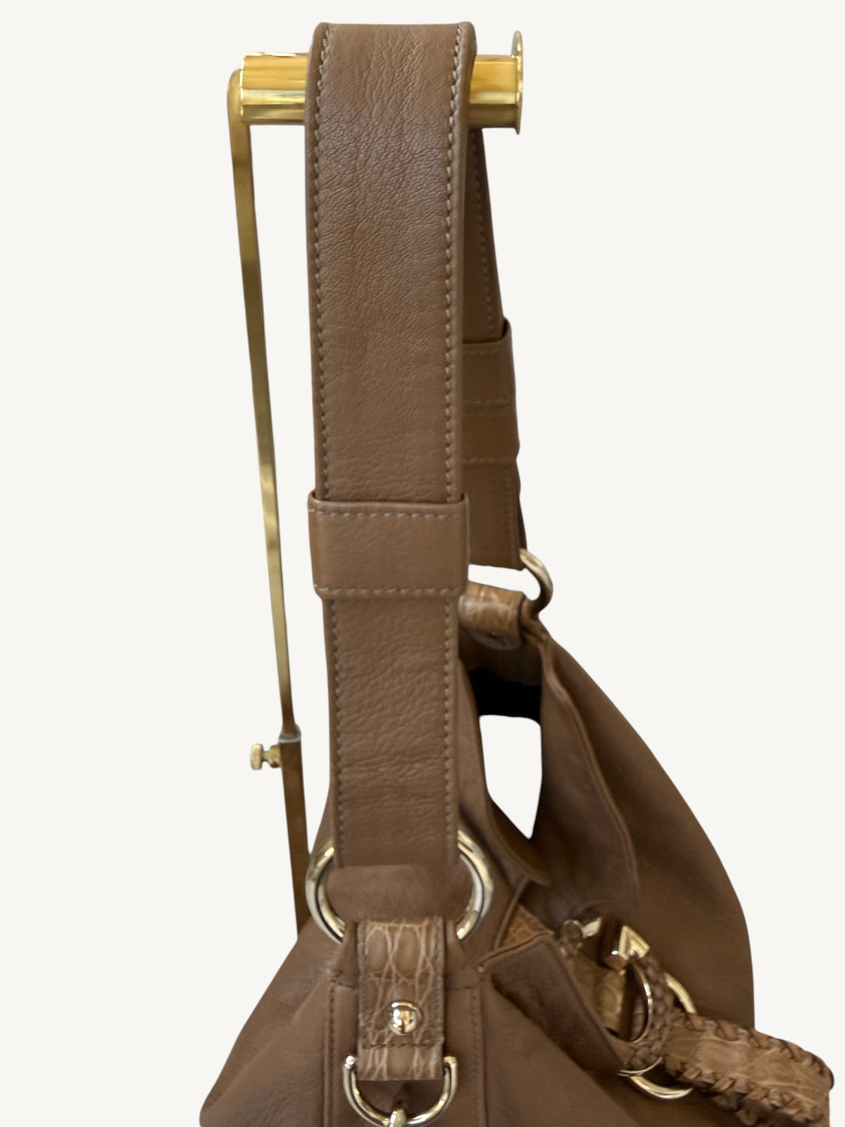 Gucci G Wave Large Hobo camel — additional angle | Shimmer & Shawls