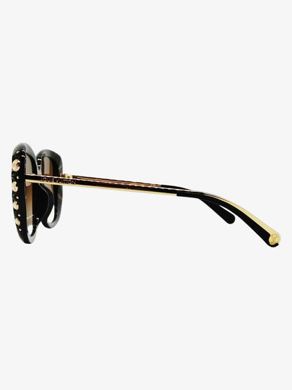 Louis Vuitton Z1127E Waimea Sunglasses — Black & Gold — Brown Gradient — Very Good Pre-Owned