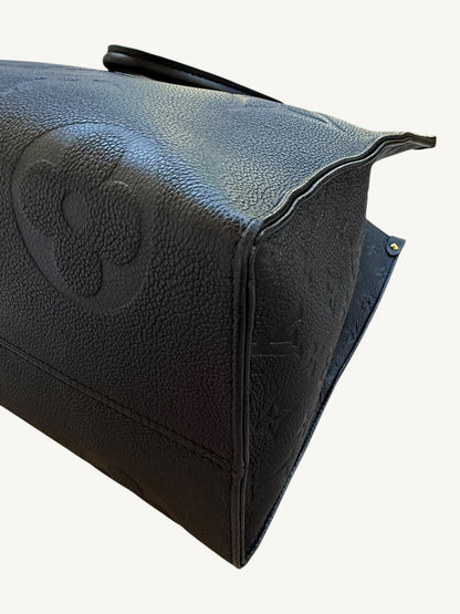 Louis Vuitton Monogram Empreinte On The Go GM — Noir — Excellent Like New