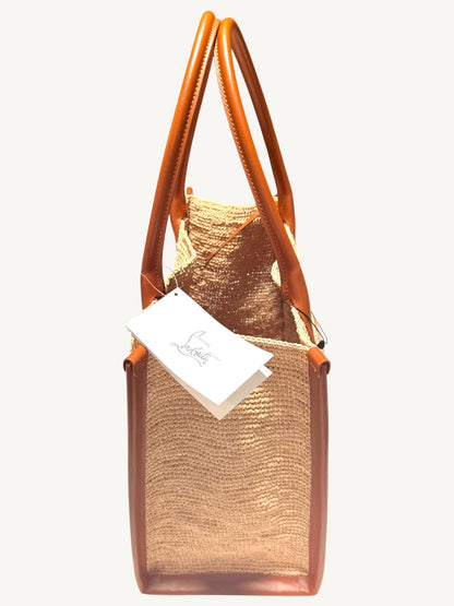 Christian Louboutin By My Side Large Tote structured flat leather shoulder handles detail