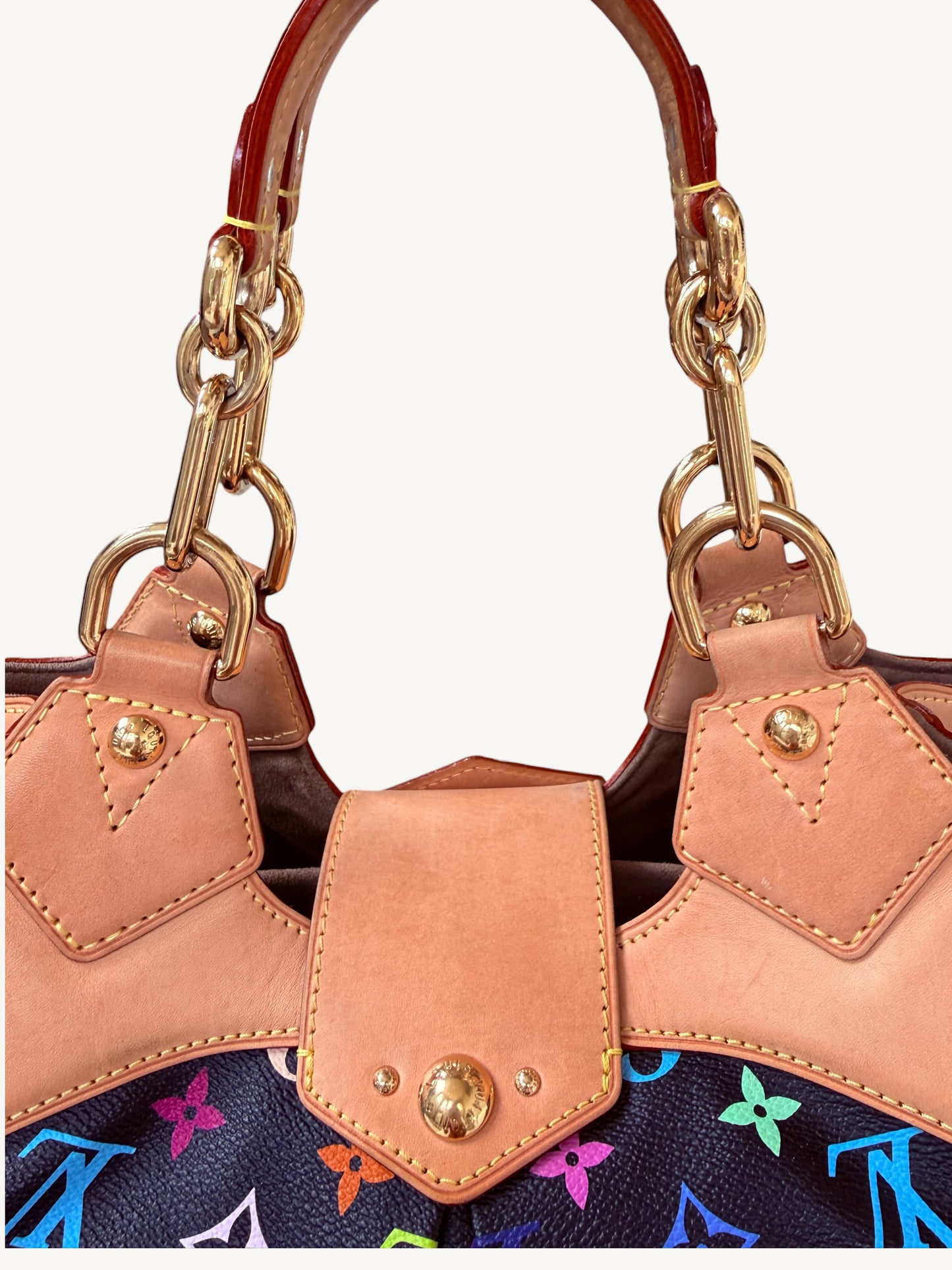 Louis Vuitton Takashi Murakami Multicolore Ursula Bag Noir | Rare 2008 Collector Handbag