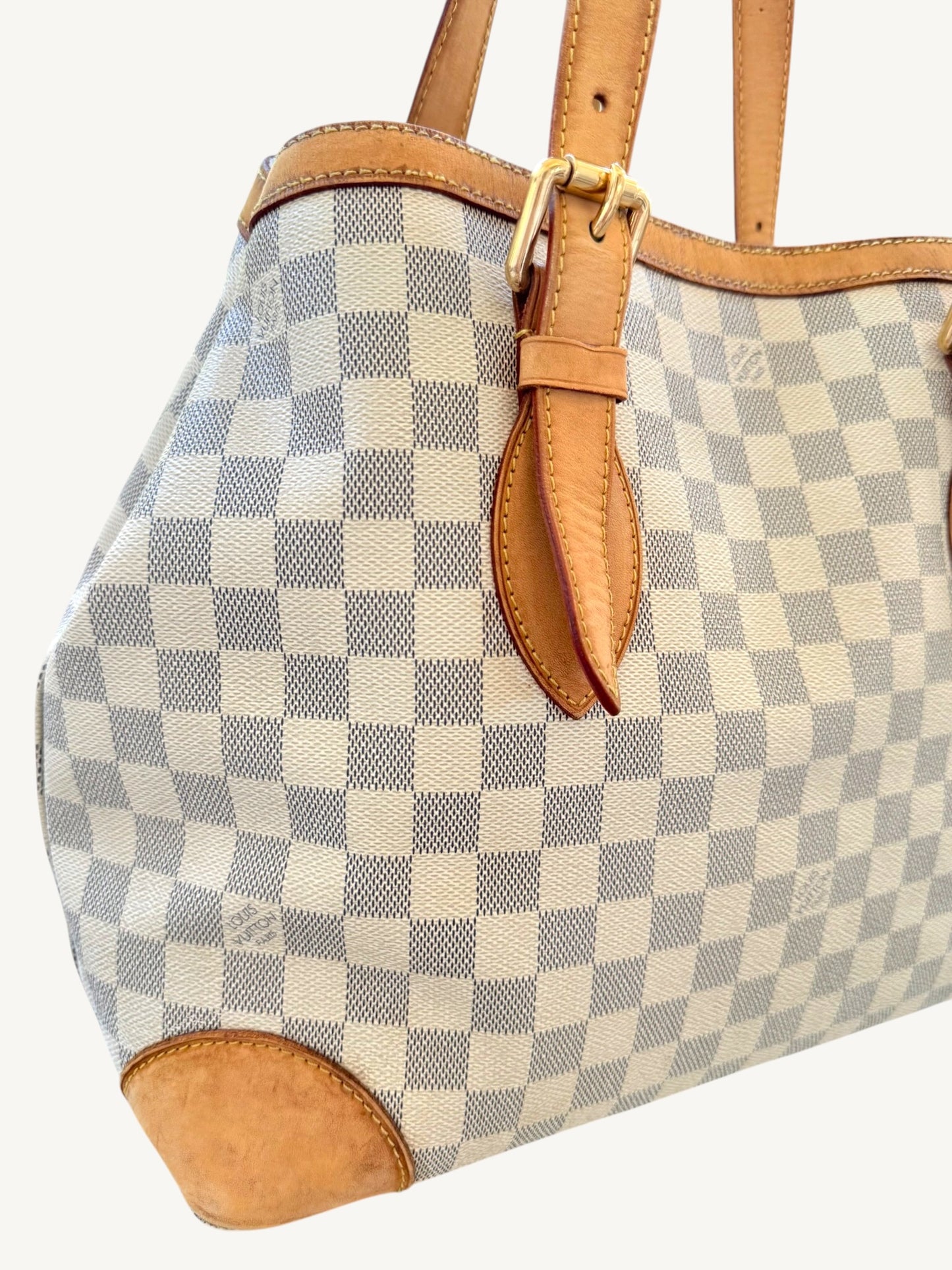 Louis Vuitton Hampstead MM — Damier Azur Shoulder Bag | Discontinued Style