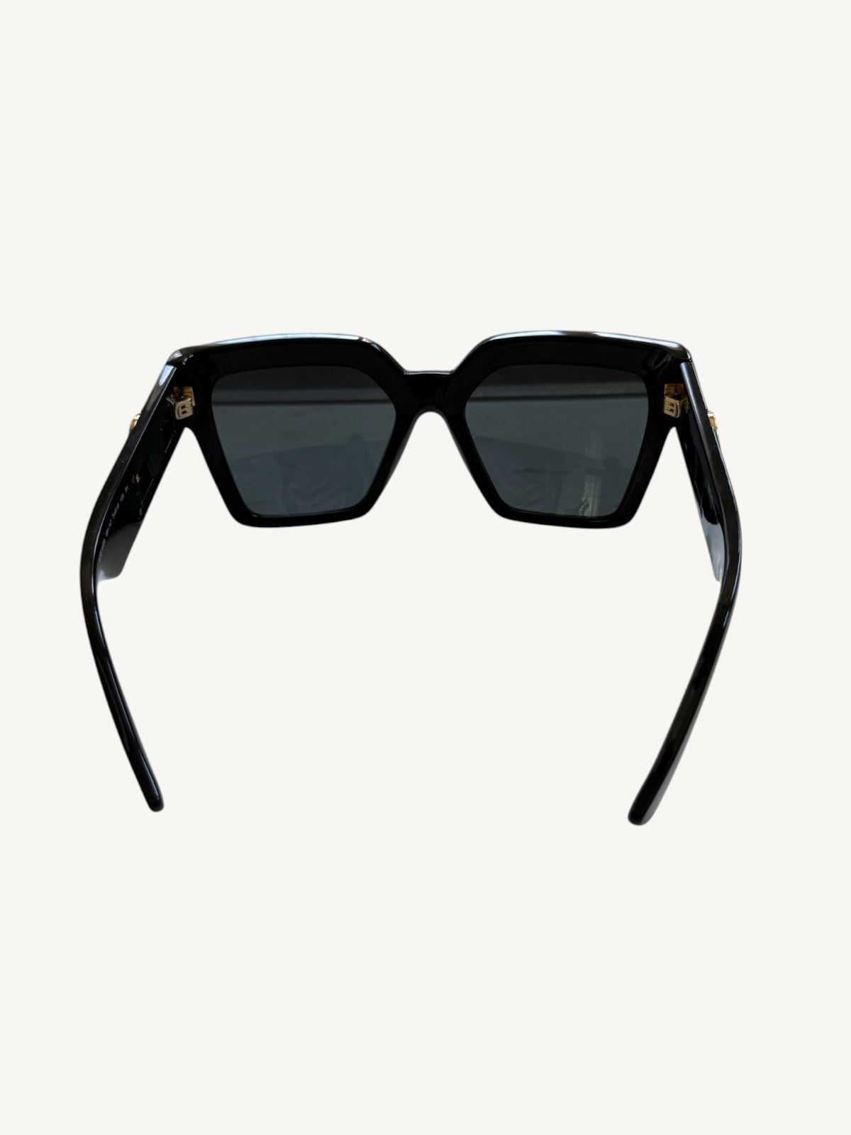 Versace VE4458 Black Butterfly Sunglasses — Gold Medusa — New Full Set