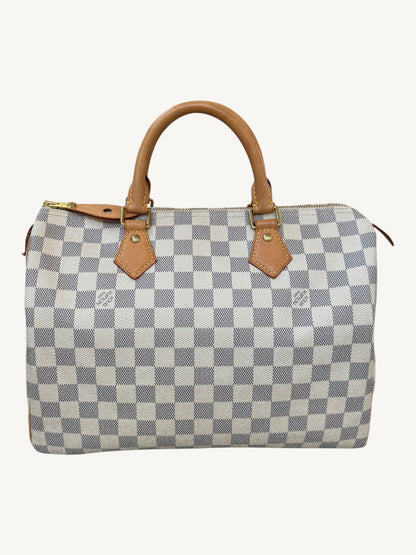 Louis Vuitton Damier Azur Speedy 30 — Excellent Pre-Owned Vintage