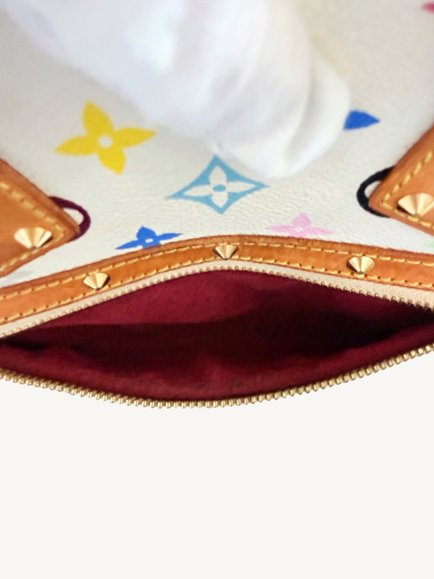 Louis Vuitton Alma MM — Multicolor White Monogram | Murakami Collaboration
