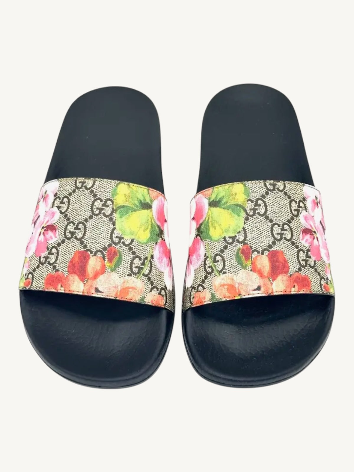 Gucci GG Blooms Pursuit Slide Sandals — Size 36 — New in Box
